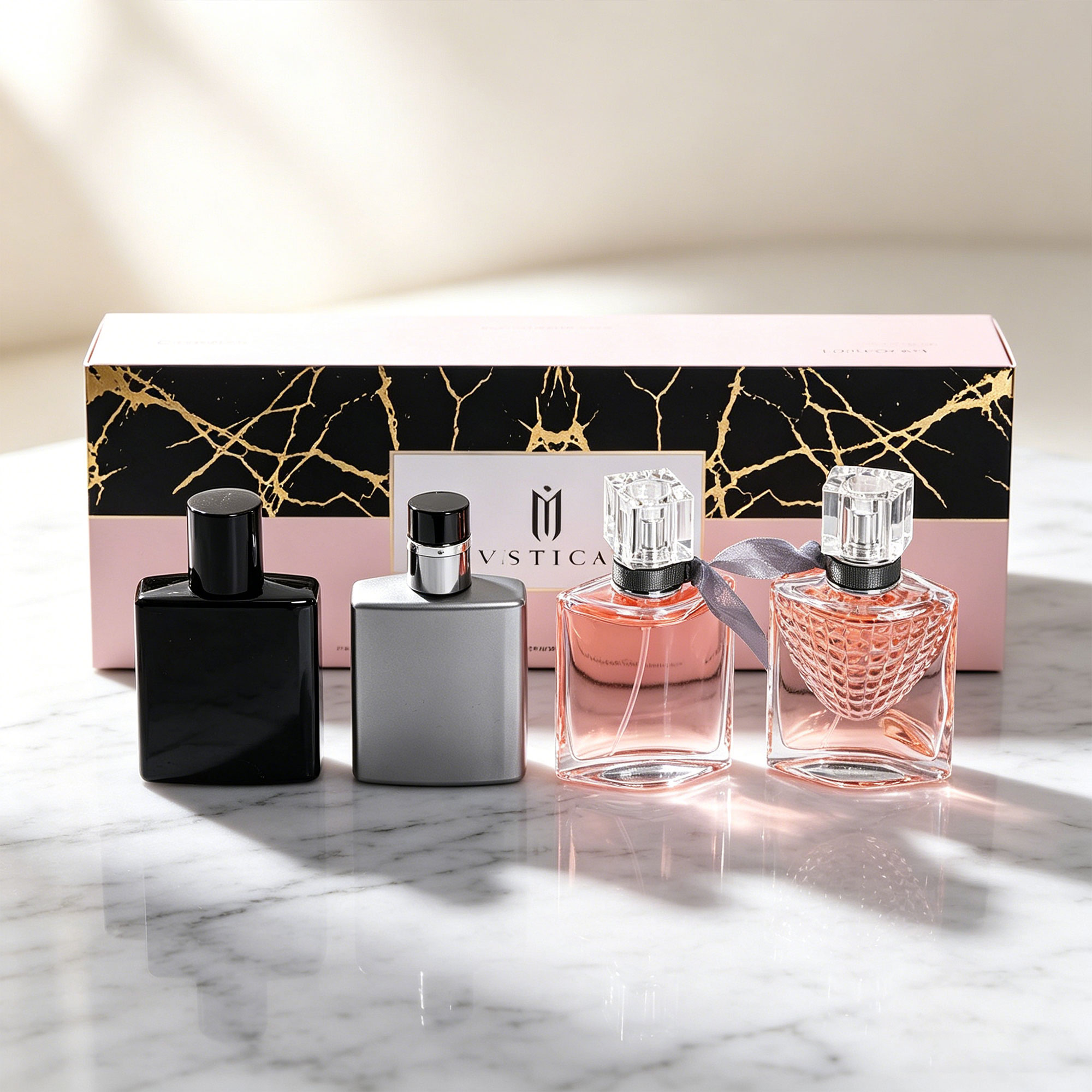 Perfume And Fragrance Difference - Ensemble de 4 flacons de parfum