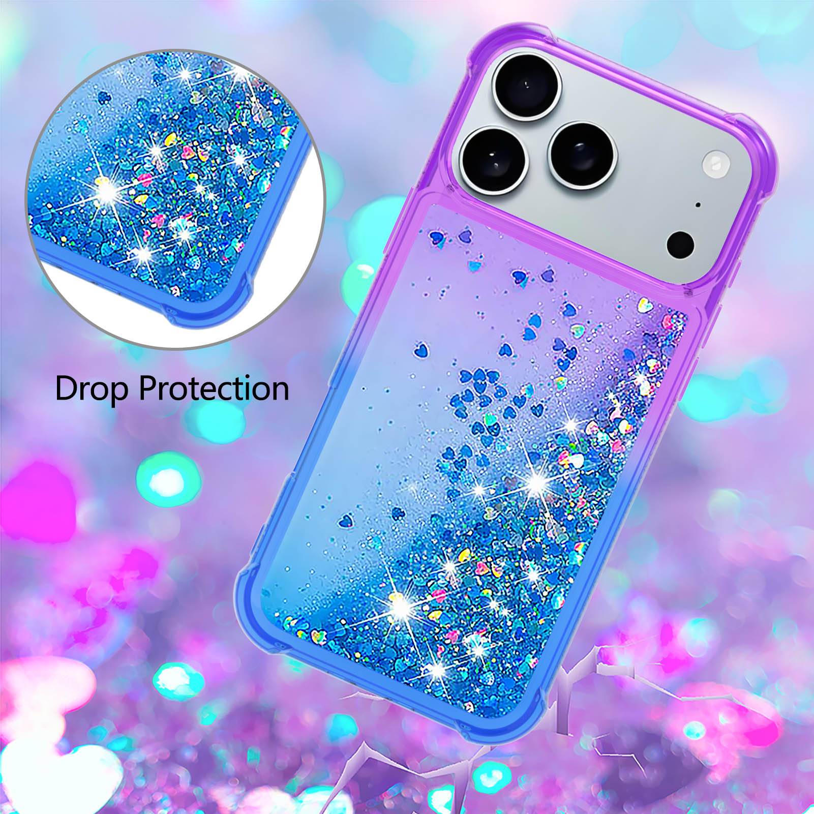 Coque de téléphone à paillette - Fragance X avis et prix