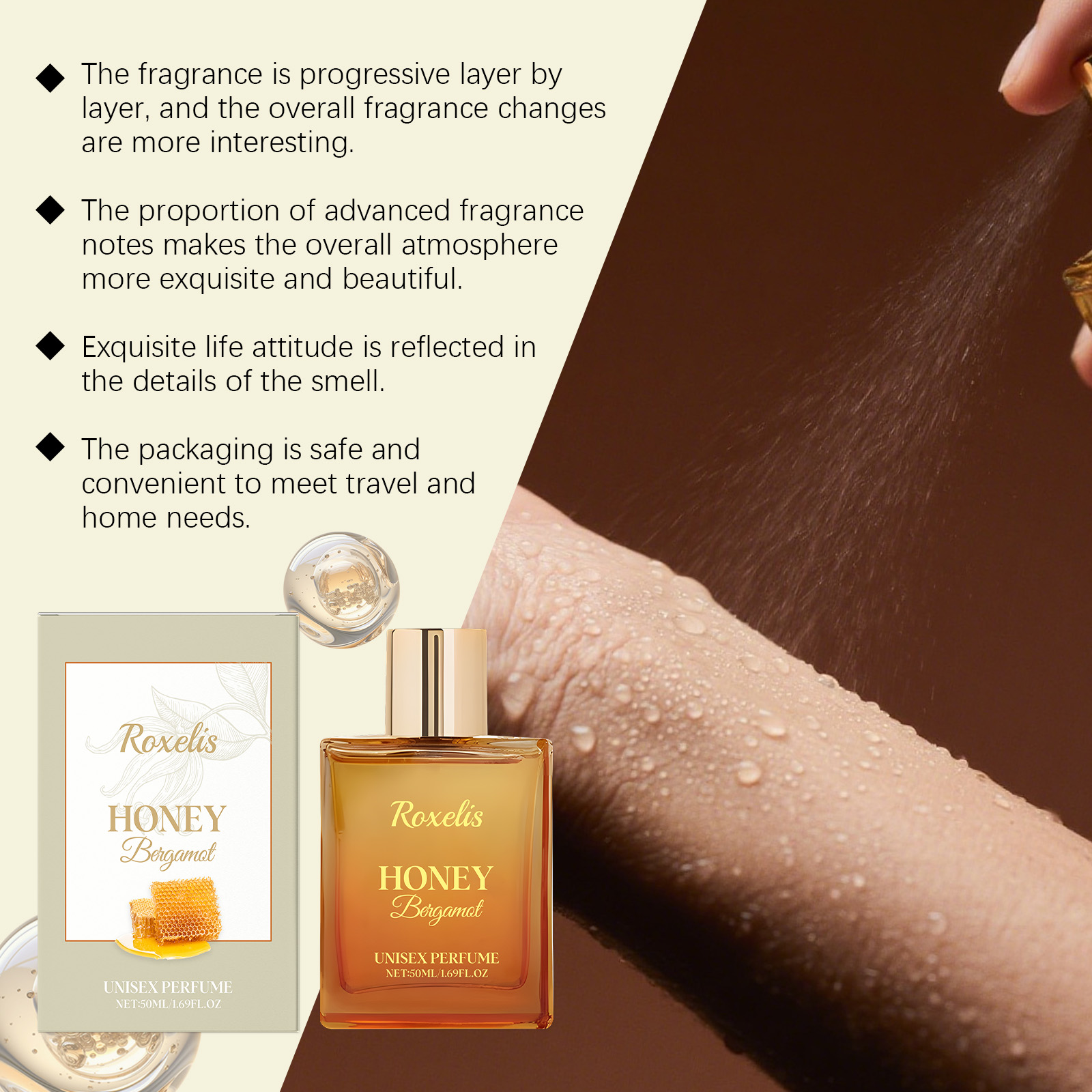 Parfum unisexe au miel et à la - Perfume Fragrance Enhancer avis et prix